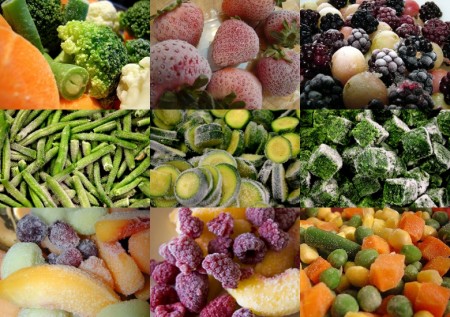 Замораживание овощей и плодов в домашнем холодильнике